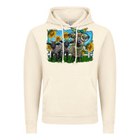 Vintage Artic cute hempshire sheep family Vintage Hoodie - LillyAllenDesigns