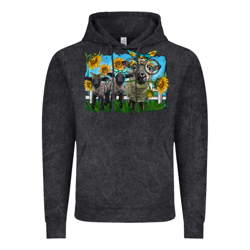 Cute Hempshire Sheep Family Vintage Hoodie by LillyAllenDesigns | Teevron