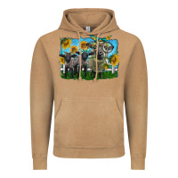 Vintage Camel cute hempshire sheep family Vintage Hoodie - LillyAllenDesigns