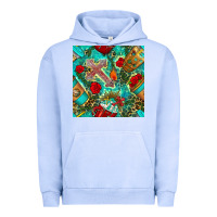 Faith Coffee Cup And Cross With Leopard And Roses Seamless Pattern Bbs Urban Hoodie | Teevron