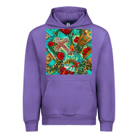 Tulip faith coffee cup and cross with leopard and roses seamless pattern bbs Urban Hoodie - BundleAndBundleShop