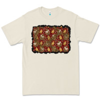 Bone christmas gingerbread man and house background Premium Tee - BundleAndBundleShop