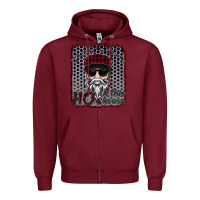 Burgundy There's Some Ho Ho Ho's in this House Zipper Hoodie - Bettercallsaul