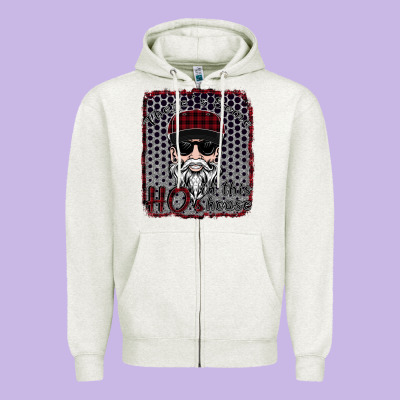 There's Some Ho Ho Ho's In This House Zipper Hoodie Designed By Bettercallsaul