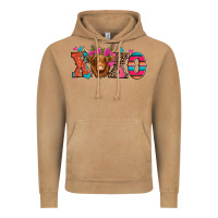 Vintage Camel xoxo valentine's day highland cow Vintage Hoodie - Jasminsmagicworld
