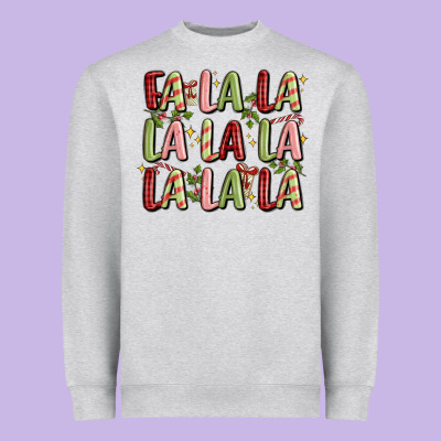 Fa La La La La La La La La Heavyweight Sweatshirt Designed By Maliassmallbusiness