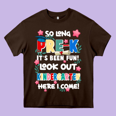 So Long Pre K Heavy Core Tee Designed By Jahusdesignshop