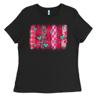 Valentines Day Brushstroke Ladies Tee | Teevron