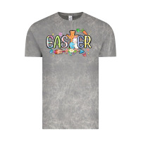 Cloud Rock easter cross with bunny Vintage Tee - MaliasSmallBusiness