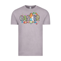 Vintage Zinc easter cross with bunny Vintage Tee - MaliasSmallBusiness