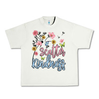 Pistachio scatter kindness Urban Heavy Tee - MaliasSmallBusiness