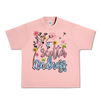 Salmon scatter kindness Urban Heavy Tee - MaliasSmallBusiness