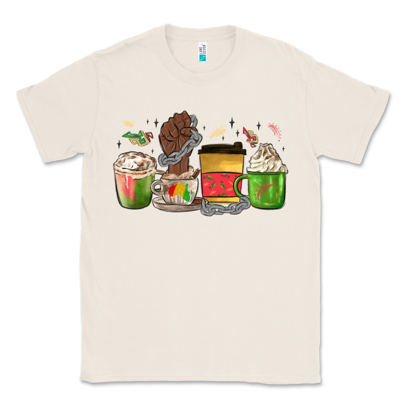 Juneteenth Coffee Cups Classic Tee by MaliasSmallBusiness | Teevron