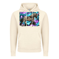 Vintage Artic black unicorn Vintage Hoodie - LillyAllenDesigns