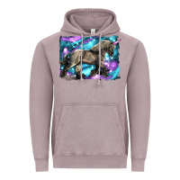 Vintage Zinc black unicorn Vintage Hoodie - LillyAllenDesigns