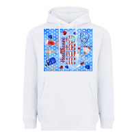White healthcare hero Heavyweight Hoodie - TumblerDesignByShophia