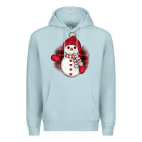Blue Mist snowman christmas Premium Hoodie - JahusDesignShop
