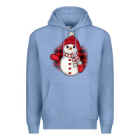 Colony Blue snowman christmas Premium Hoodie - JahusDesignShop