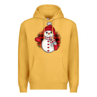 Mustard snowman christmas Premium Hoodie - JahusDesignShop