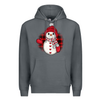 Rock snowman christmas Premium Hoodie - JahusDesignShop