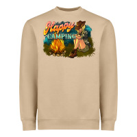 Mushroom happy camping Heavyweight Sweatshirt - NancyCooperArtShop