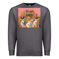 Charcoal Heather just a girl who loves goats tumbler Premium Sweatshirt - TumblerDesignByShophia