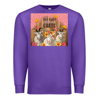 Purple just a girl who loves goats tumbler Premium Sweatshirt - TumblerDesignByShophia