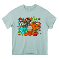Arona western leopard  fall   hearts Heavy Core Tee - AdoDesignShop