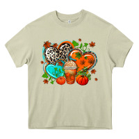 Mossy western leopard  fall   hearts Heavy Core Tee - AdoDesignShop