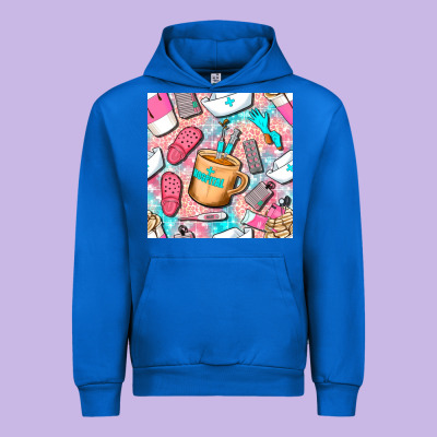Hospital Nurse Coffee Cups With Leopard Seamless Pattern Bbs Urban Hoodie Designed By Bundleandbundleshop