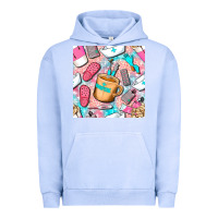 Pigment Grape Ice hospital nurse coffee cups with leopard seamless pattern bbs Urban Hoodie - BundleAndBundleShop