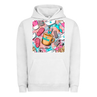 Pigment Lunar Rock hospital nurse coffee cups with leopard seamless pattern bbs Urban Hoodie - BundleAndBundleShop