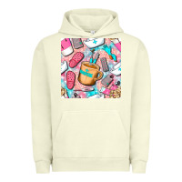 Pigment Pistachio hospital nurse coffee cups with leopard seamless pattern bbs Urban Hoodie - BundleAndBundleShop