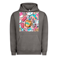 Pigment Tornado hospital nurse coffee cups with leopard seamless pattern bbs Urban Hoodie - BundleAndBundleShop