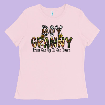 Boy Granny From Son Up To Sondown Ladies Tee Designed By Cowhidedigitalart