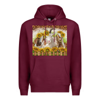 Burgundy goats Premium Hoodie - TumblerDesignByShophia