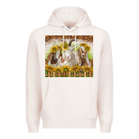 Pale Pink goats Premium Hoodie - TumblerDesignByShophia