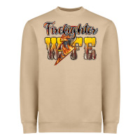 Mushroom firefighter wife lightning bolt Heavyweight Sweatshirt - NancyCooperArtShop