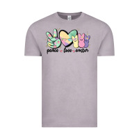 Vintage Zinc peace love peeps Vintage Tee - MaliasSmallBusiness