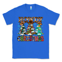 True Royal Howdy Christmas Classic Tee - CowhideDigitalArt