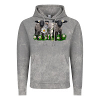 Cloud Rock baby sheeps with daisies Vintage Hoodie - LillyAllenDesigns