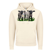 Vintage Artic baby sheeps with daisies Vintage Hoodie - LillyAllenDesigns