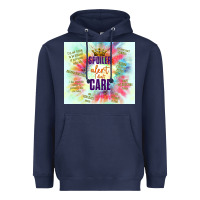 Navy spoiler alert i don't care Heavyweight Hoodie - TumblerDesignByShophia