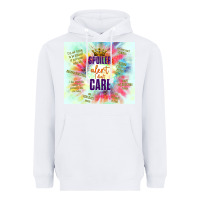 White spoiler alert i don't care Heavyweight Hoodie - TumblerDesignByShophia