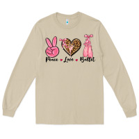 Mushroom peace love ballet Long Sleeve Tee - NancyCooperArtShop