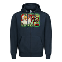 Navy funny christmas Zipper Hoodie - Bettercallsaul
