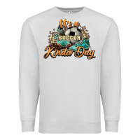 Dove Grey It's a Soccer Kinda Day Premium Sweatshirt - HowdyJamesFarm