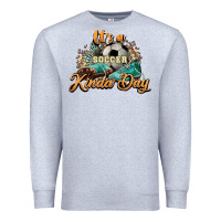 Heather Grey It's a Soccer Kinda Day Premium Sweatshirt - HowdyJamesFarm