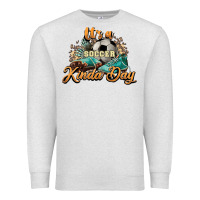 Oatmeal Heather It's a Soccer Kinda Day Premium Sweatshirt - HowdyJamesFarm