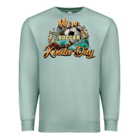 Seafoam It's a Soccer Kinda Day Premium Sweatshirt - HowdyJamesFarm